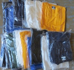 Men T-Shirts 12 Pc 4 Colors 100 % Polyester Size S M L XL Economical Import