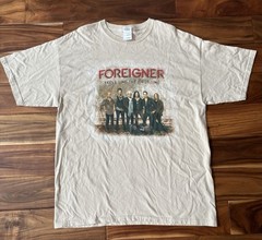 Foreigner Feels Like The First Time Concert T Shirt 2012 Tour XL Gildan