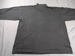 Vintage CCM Shirt Mens XL Gray Mock Neck Long Sleeve Hockey Base Layer Made USA