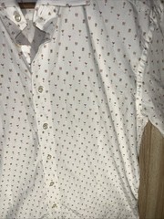 Men’s ETON Signature Twill Shirt Cocktail Print Size 16 Slim 41 Luxury Rare