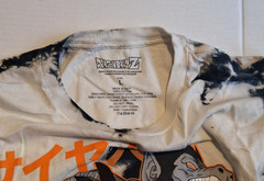 Dragon Ball Z Saiyan Pride Bleach Wash T-Shirt Anime Goku Vegeta Oozaru New