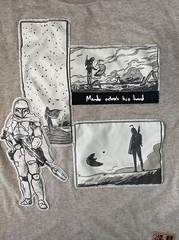 Star Wars The Mandalorian Concept Series Men’s S T-shirt Mando Extends His Hand