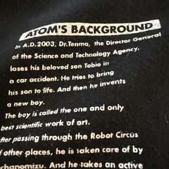 Vintage Tezuka Osamu L Astro Boy Hologram Graphic Tee Shirt Black Mighty Atom