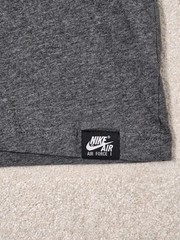 Nike shirt Airforce 1 mens Large short sleeve Gray red white blue usa