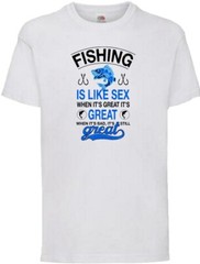 Fishing Is Like Sex Great Funny Humour Novelty T Shirt Various Colours And Sizes