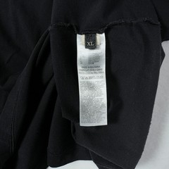 Diesel Mens Black Scoop Neck Pocket T-Shirt Metal Logo Plaque XL Cotton Bulgaria