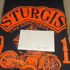 Gildan Sturgis 73rd Anniversary Black Hills Rally 2013 Graphic T-Shirt Black M