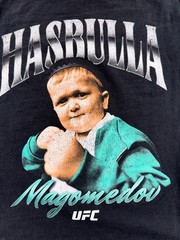 UFC Hasbulla Magomedov Men’s T-Shirt Size M Black Graphic Print