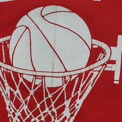 Vintage 1989 Lutheran High Shirt Medium 19×25 Basketball