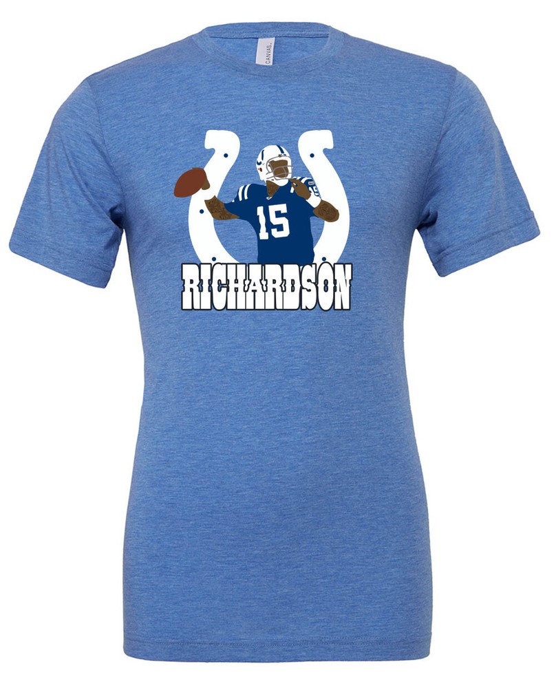TRIBLEND Anthony Richardson Indianapolis Indy Colts Logo T-Shirt