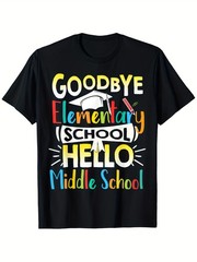 Plus Size – Plus Size Last Day T-Shirt 2026 New Style Black Machine Washable 1