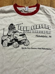 Gritty Four Seasons Total Landscaping Graphic T Shirt Mens MED Philadelphia PA