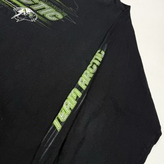 Vtg Arctic Cat Extreme Performance Racing Mens Long Sleeve Shirt XL Black Sport