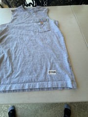 Carhartt Men’s Relaxed Fit Sleeveless Pocket T-Shirt Heather Gray