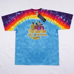 VTG NOS Liquid Blue The Beatles Yellow Submarine Tie-Dye T-Shirt XL ~ 2005 NWT