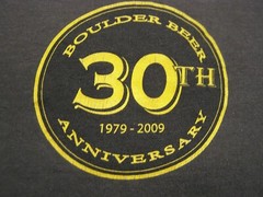 Flashback Ale Boulder Brewery 30th Anniversary T-Shirt Charcoal Gray Size 2XL
