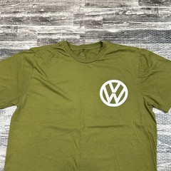 Volkswagen Short Sleeve 1960 T1 Samba T-Shirt – Olive Green – Adult MED Tee NEW