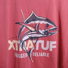 Xtratuf NWT Men’s Short Sleeve Crew Neck T-Shirt Size Large Salmon