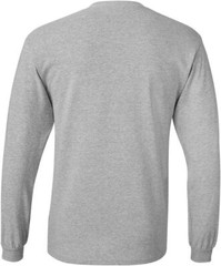 Hanes 5286 Mens Long Sleeve Essential-T Cotton Stylish T-Shirt Crewneck 2-PACK