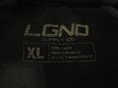 LGND Supply Co Graphic Puppet Master Logo Black T Shirt Men’s Size XL