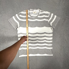 Sol Angeles Shirt Mens XL White Striped Casual Preppy Stretch Adult Made in USA