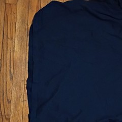 Carhartt Men’s XL T-Shirt Navy Long Sleeve Crew Neck Loose Fit Logo TK0231-M