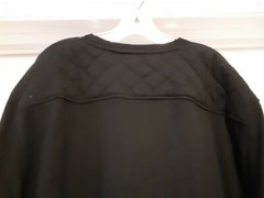 Maxi Milian New York “23” Black 2XL Long Sleeve Shirt Mesh Over Black /White