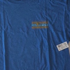NWT Reel Legends T-shirt Double-Sided Graphics L/S Men’s Size XL