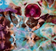 Handmade Ice Tie Dye T-Shirt 2XL Mens Womens Soft Cotton Glitch