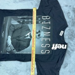 Neff Shirt Mens Black Small Bizness Short Sleeve Casual Streetwear