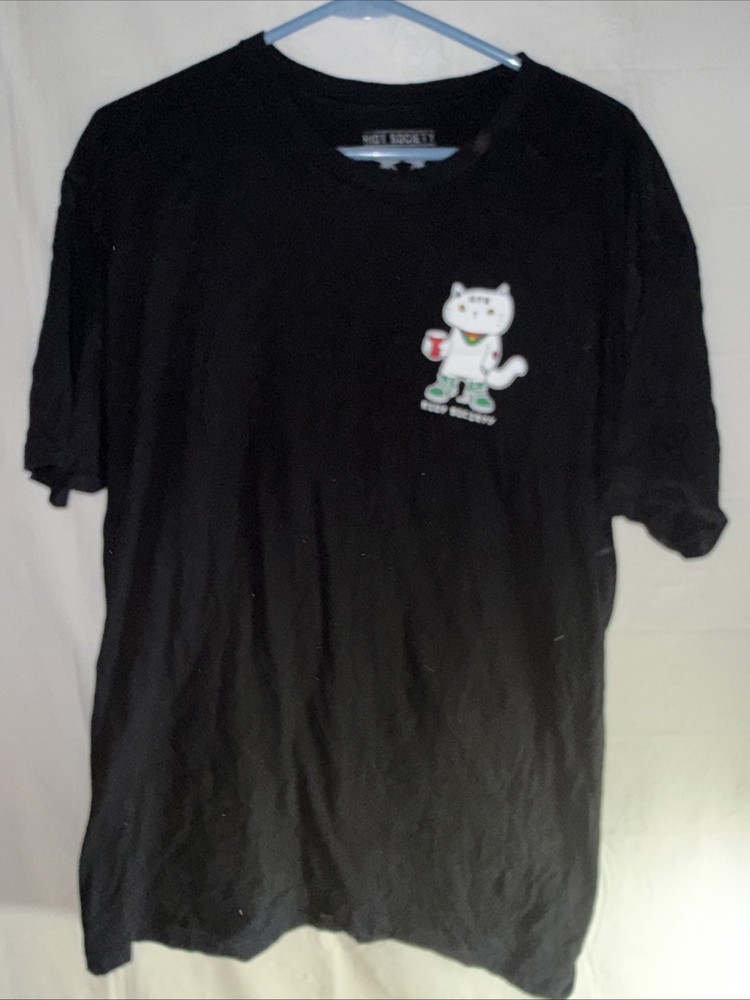 Riot Society SuGee Kanji Lucky Cat T-Shirt Adult XXLarge