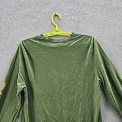 Columbia Men Shirt L Green Graphic Print Bear Rainbow Gorpcore Logo READ