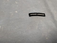 Men’s Under Armour 2XL Loose T-Shirt with bleach splatter design #1105