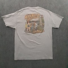 Harley Davidson T Shirt Mens L Gray Hillbilly HD Gatlinburg TN Motorcycles Biker