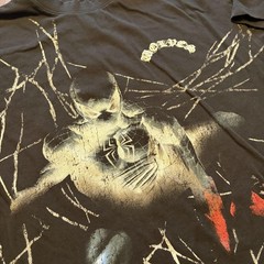 Marvel Darc Sport Spider-Man Shirt Mens Large Black Wolves Gym Tee T-Shirt