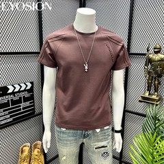 Premium Men’s Cotton Short Sleeve Slim Fit Casual Crew Neck Fashion T-Shirt