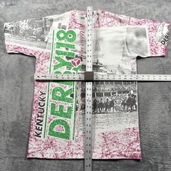 Vintage 1992 Screen Stars T-Shirt Mens Medium Kentucky Derby 118 All Over Print