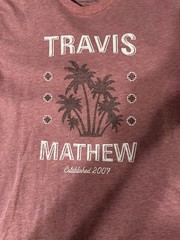 Travis Mathew Men’s Short Sleeve Crew Neck T-Shirt Small