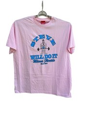 NEW Full Send T-Shirt Men’s XL Nelk Boys Steve Will Do It Golds Gym Pink NWT