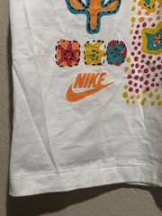 NOS Vtg 90s Nike International T-Shirt Southwest Cactus Flower Print 22×29 MINT
