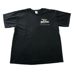 Wizarding World of Harry Potter Men’s Short Sleeve Cotton T-Shirt Black • Large