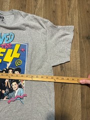 Saved by The Bell Shirt, Men’s Size XL, Gray, Graphic Print, Crewneck