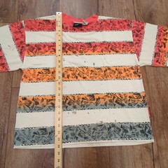VTG Permit Men Small Shirt Boxy Surf Skate Striped Aztec Ocean Pacific OP Sport