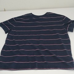Goodfellow & Co Men’s Blue/Red/White Striped Short Sleeve Crew Neck Tee 2XL