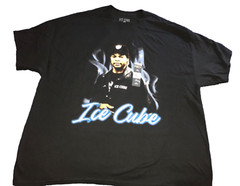 ICE CUBE BRAND NEW MENS SZ 3XL T-SHIRT TEE 100% COTTON BLACK w/ GRAPHICS NWT
