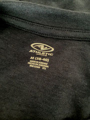 ATHLETIC WORKS DRIWORKS NAVY BLUE TRI BLEND MUSCLE Tank Sz M
