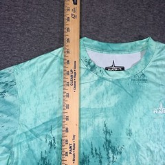 Habit Fishing Shirt Men’s Medium Shockwave Green Short Sleeve Realtree NWT