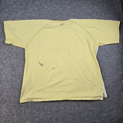 Vintage Platinum Fubu Fat Albert Shirt Mens XXL Yellow 90s Y2k Baggy Skater