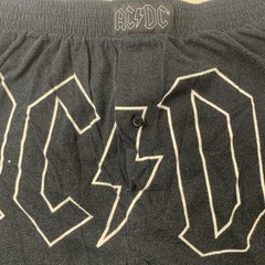 AC DC Back In Black Mens Medium Boxers Boxer Shorts