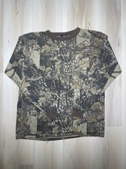 Vintage Ace Sportswear Single Stitch Sniper Camo Pocket T-Shirt Mens Sz L Grunge